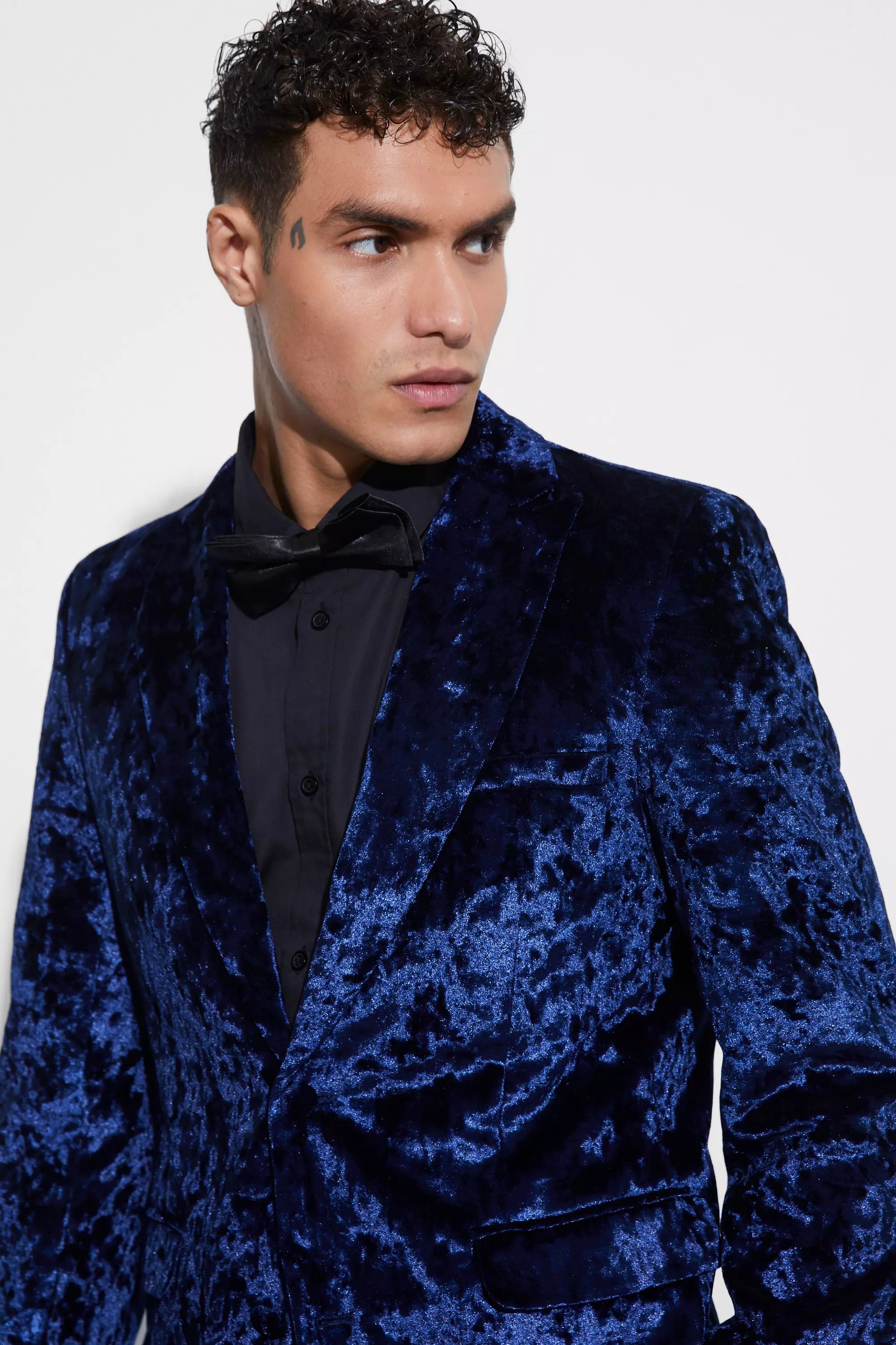 Mens velvet blazer outlet slim fit